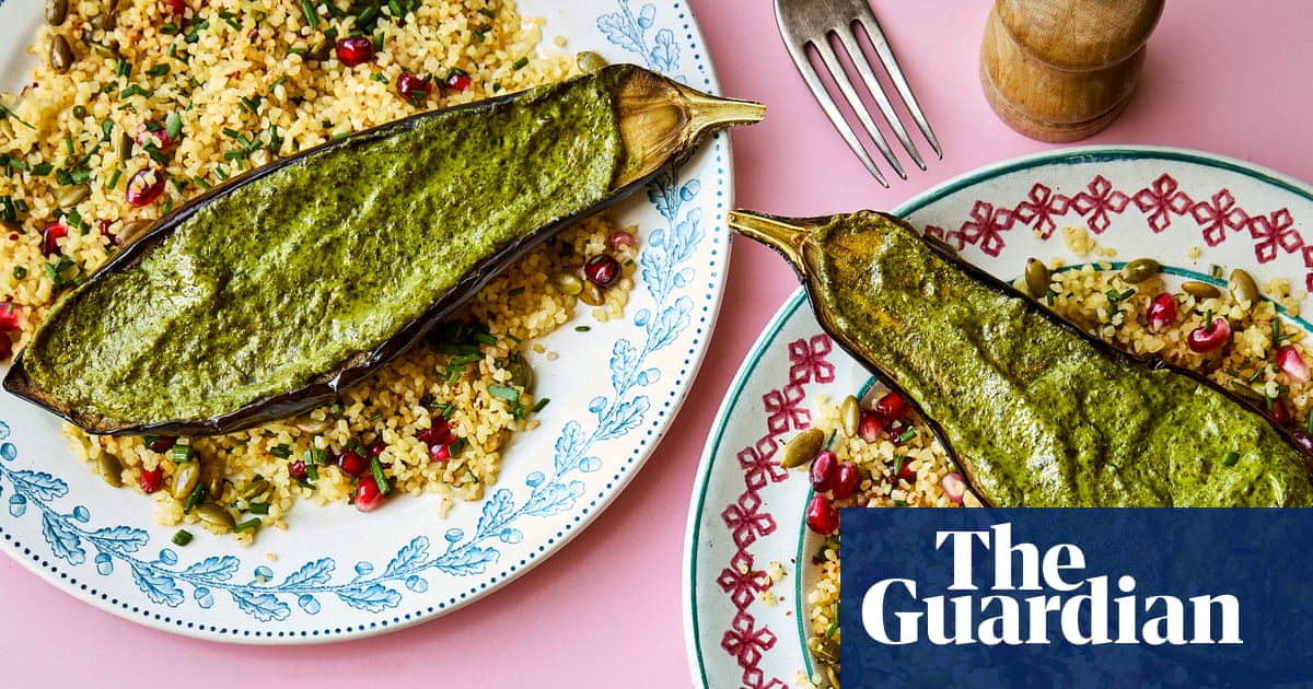 Honey & Co's recipes for tahini aubergines and green fishballs | Food | The  Guardian