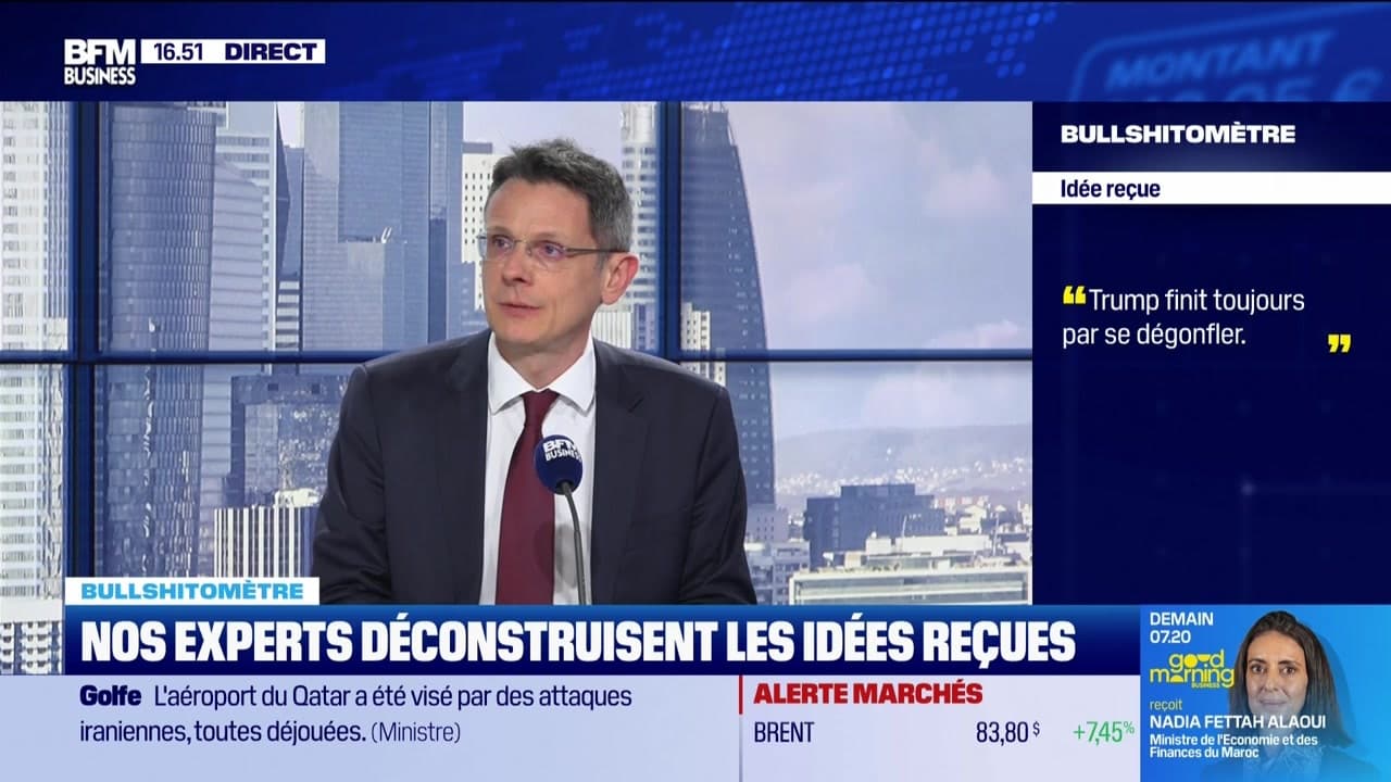 Bullshitomètre : "Trump = TACO, il finit toujours par se dégonfler" - FAUX  répond François Monnier - 03/03
