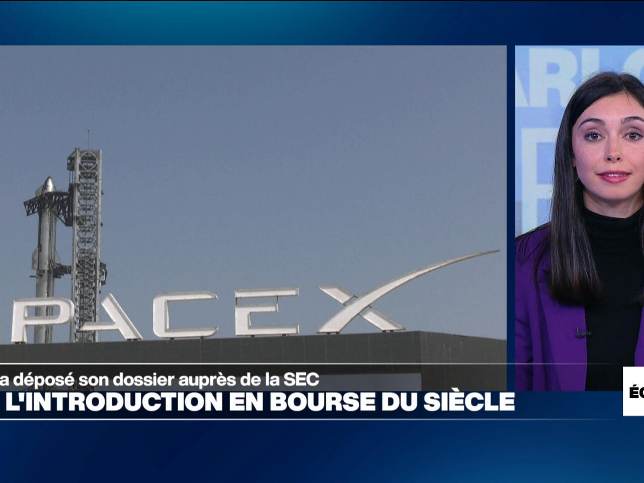 SpaceX : vers la plus grosse introduction en Bourse jamais réalisée - Info  éco - France 24