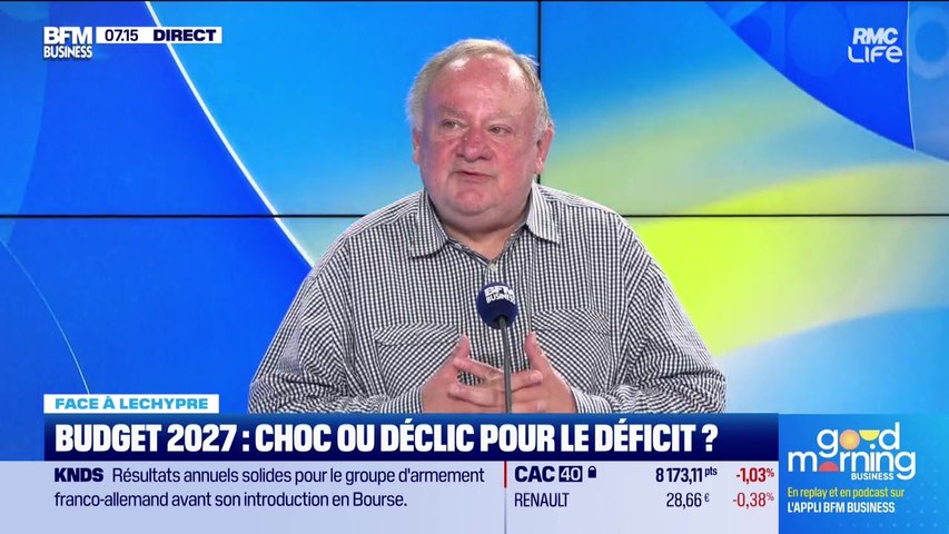 Emmanuel Lechypre face à Jean-Marc Daniel : Budget 2027, choc ou déclic pour  le déficit ? - 27/05 - Vidéo Dailymotion