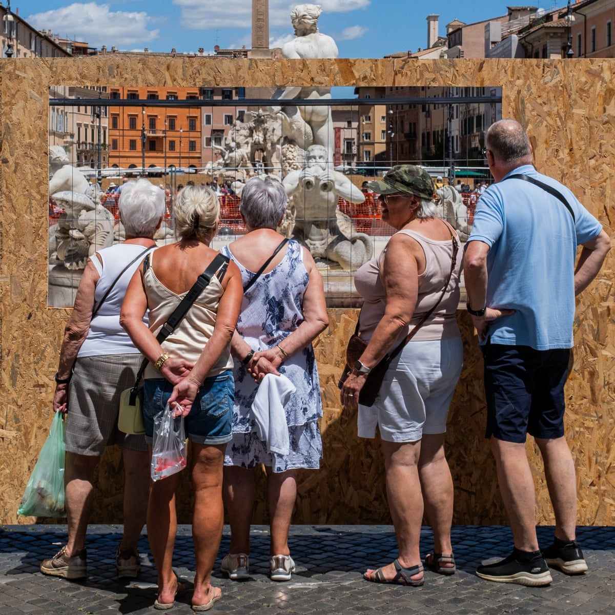 Tour groups, temporary routes and toilets: the reshaping of Rome – photo  essay | Italy | The Guardian