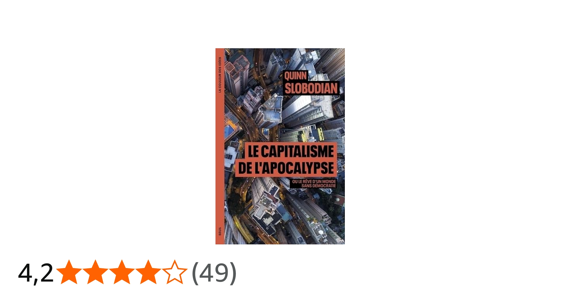 Le Capitalisme de l apocalypse Livre
