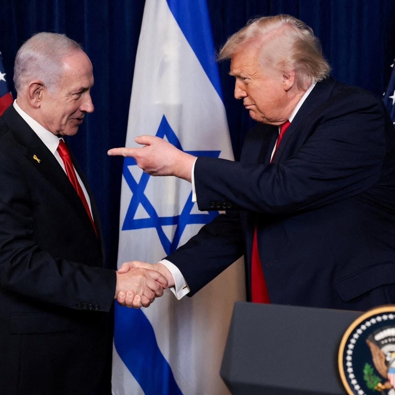 Moyen-Orient: pas d'accord de paix sans la fin du nucléaire iranien,  assurent Trump et Netanyahu - RFI