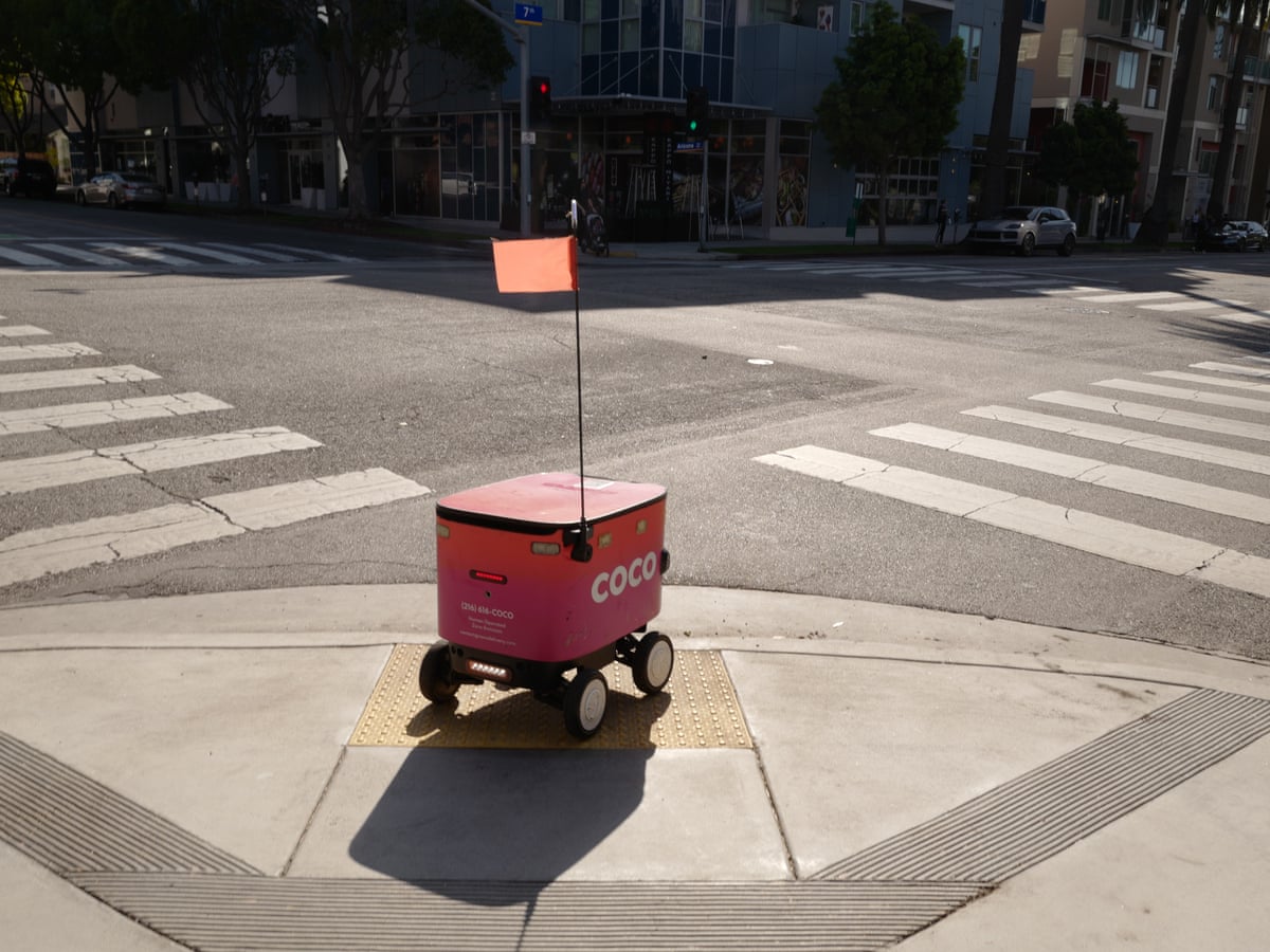 Delivery robots are spreading across LA. Residents 'both pity and hate them'  | Los Angeles | The Guardian