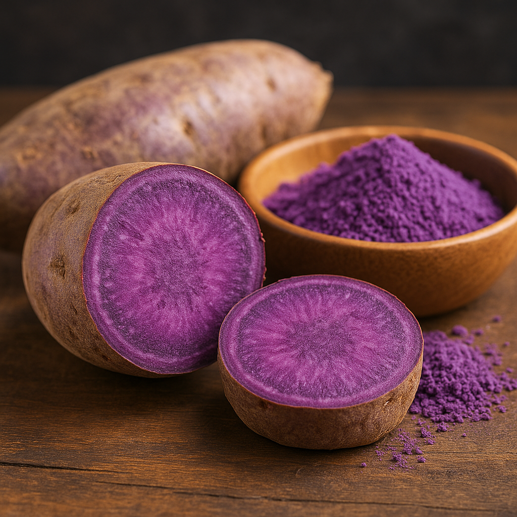 L'ube : le tubercule violet des Philippines qui inspire l'alimentation  clean et créative - VeryFoody
