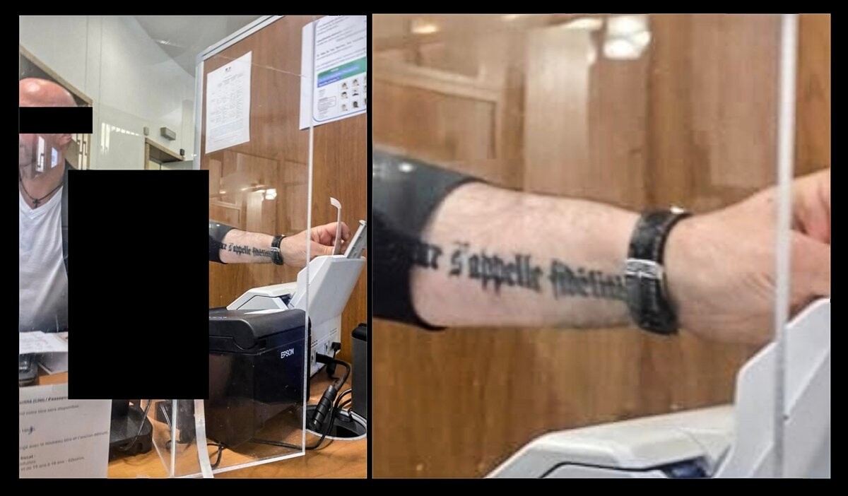 À Perpignan, un agent municipal écarté après la découverte d'un tatouage en  référence à la devise des SS nazis