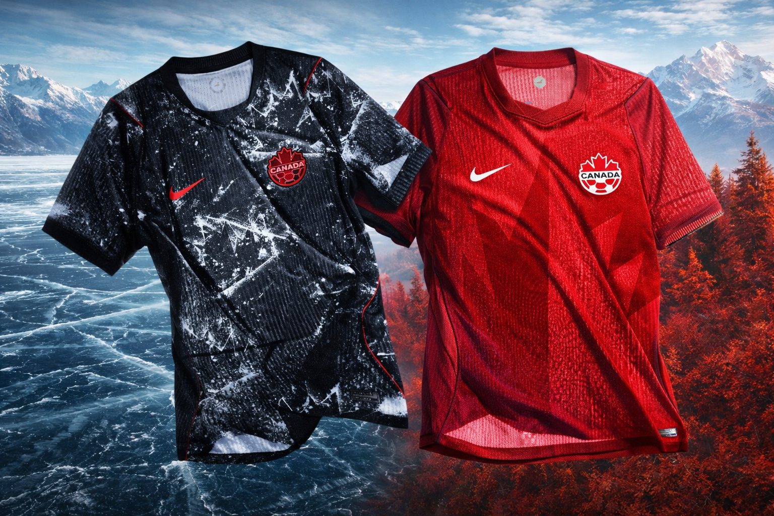 Maillots Canada Coupe du Monde 2026 : Nike s'inspire du True North –  Football Shirt Vintage