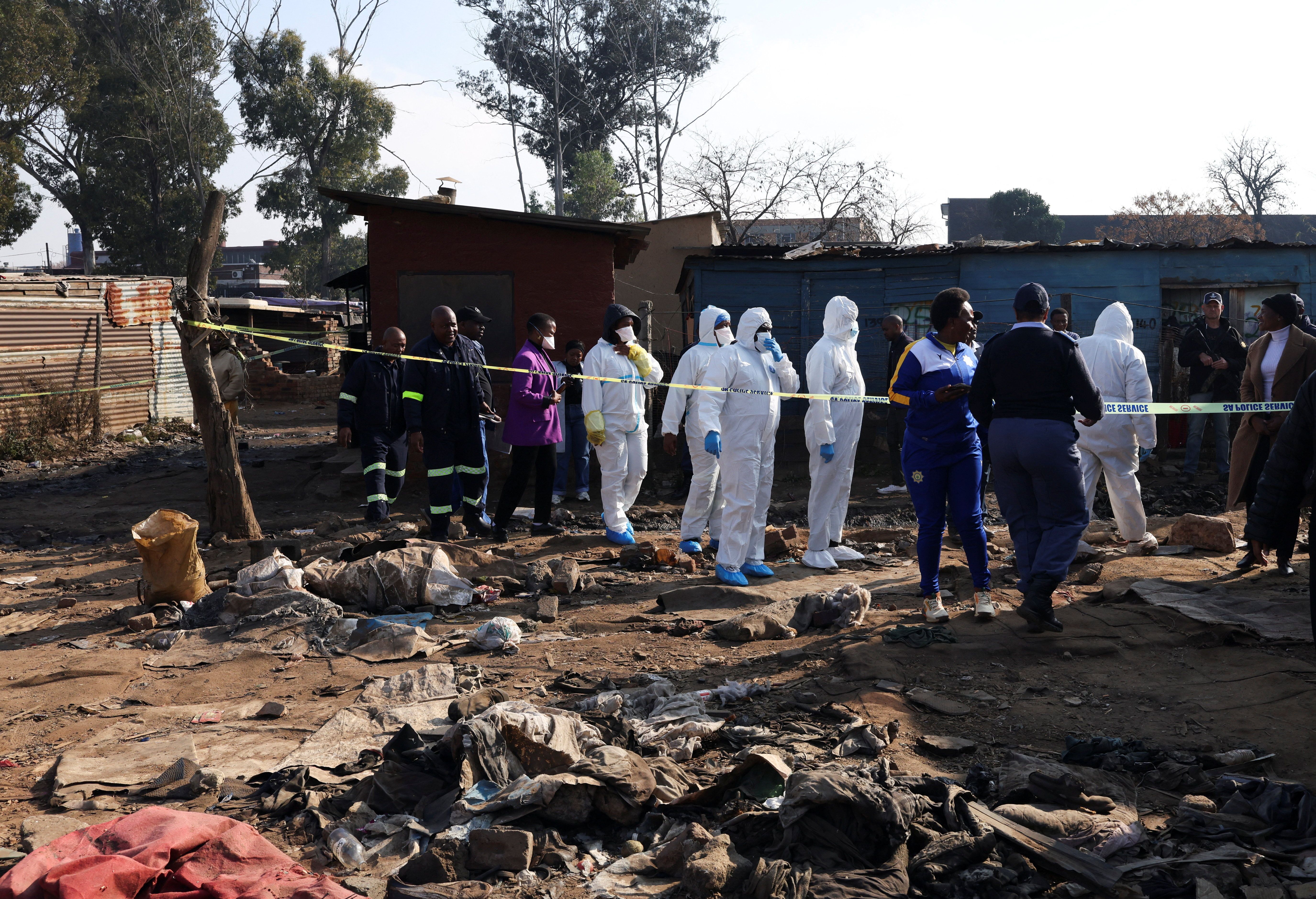 Douze morts et neuf blessés lors d'une fusillade à Johannesburg selon la  police | Zonebourse Suisse