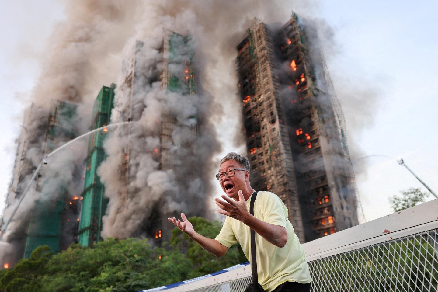 Incendie à Hongkong : au moins 44 morts et des centaines de disparus dans  le complexe résidentiel Wang Fuk Court