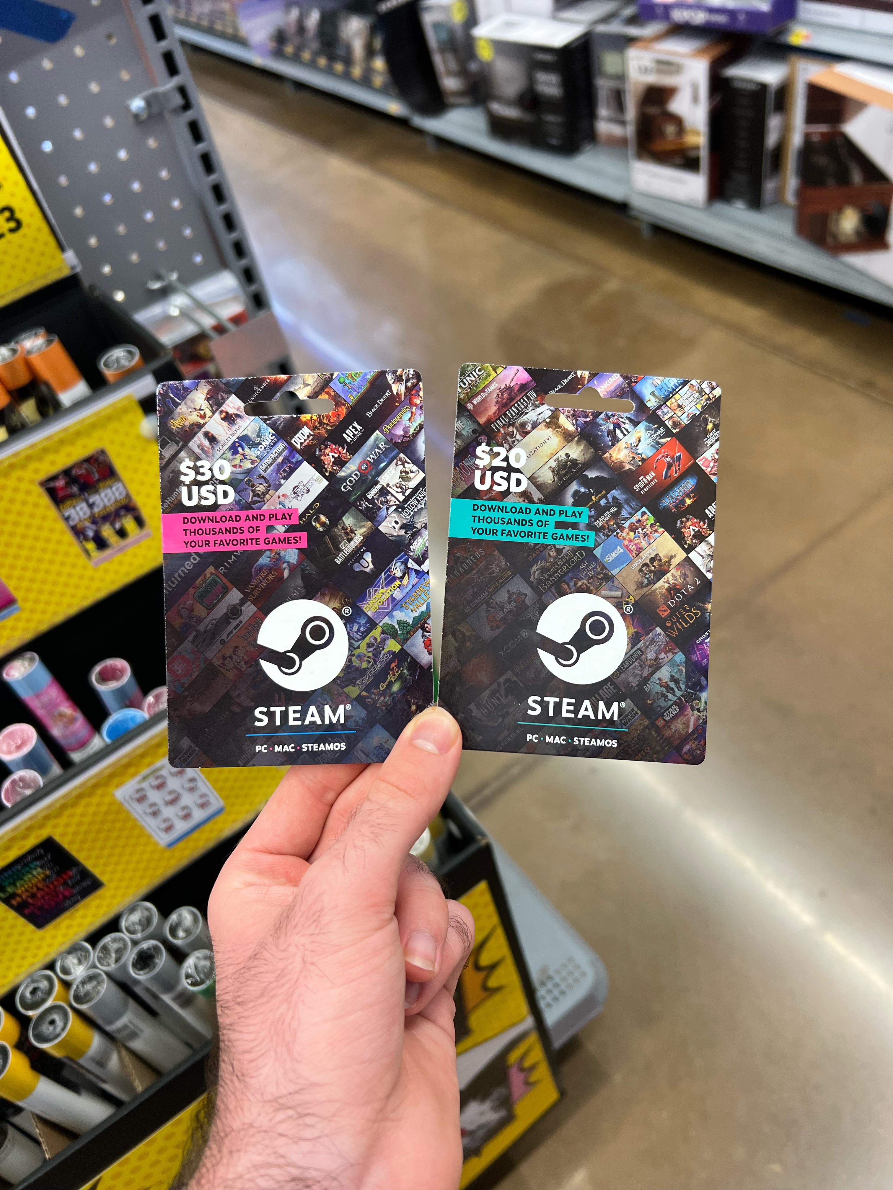 Valve annonce la disparition prochaine des cartes Steam physiques en magasin  — Frandroid