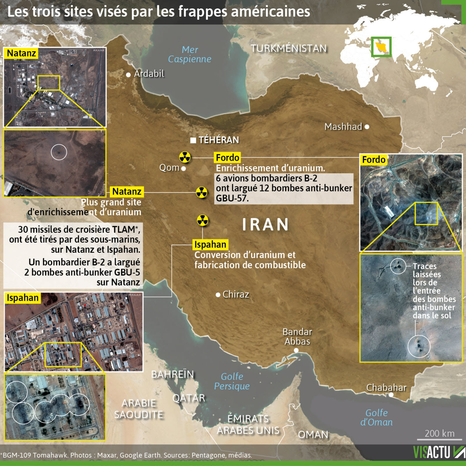 Moyen-Orient. Frappes américaines en Iran : une bascule historique, des  appels à éviter l'escalade