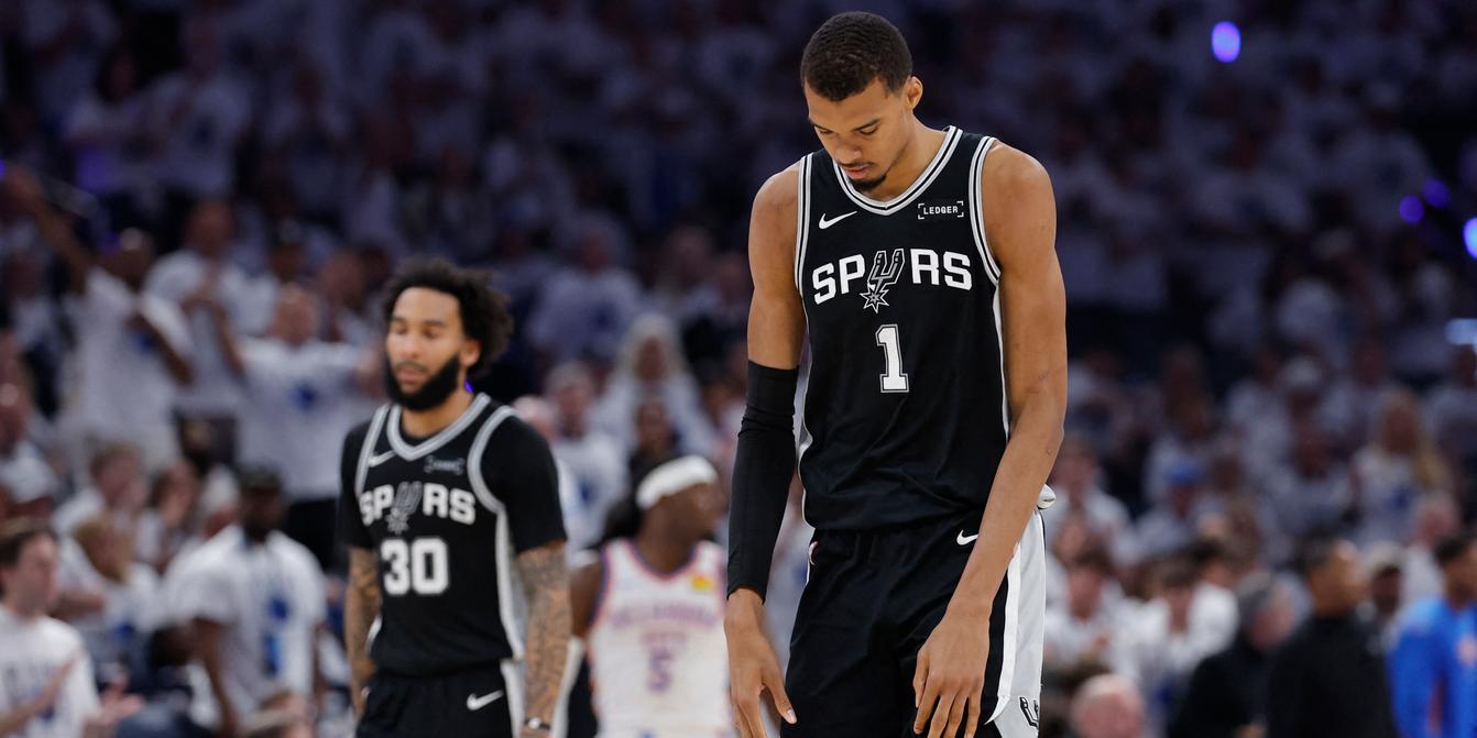 Victor Wembanyama et les Spurs dos au mur après leur défaite lors du  cinquième match de la finale de Conférence NBA