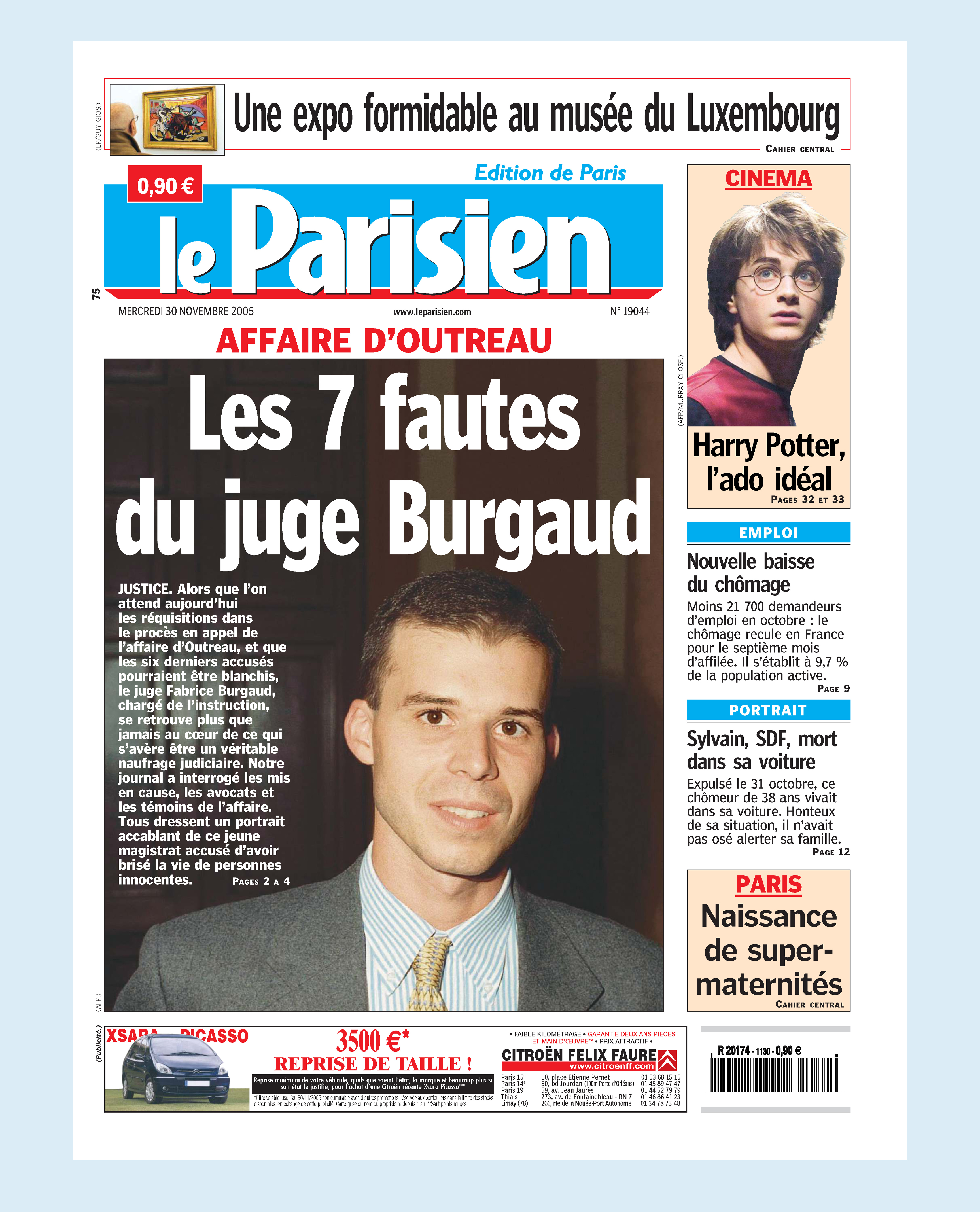 20 janvier 2006 : Outreau, le traumatisme - Le Parisien