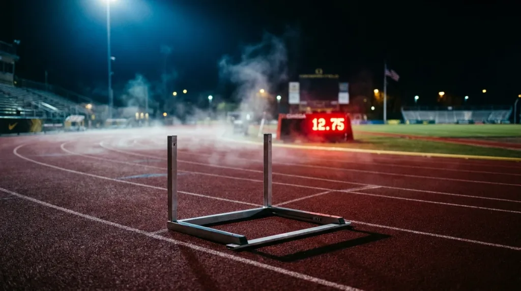 Record monde 110 m haies : Tharp court 12''75 à Eugene