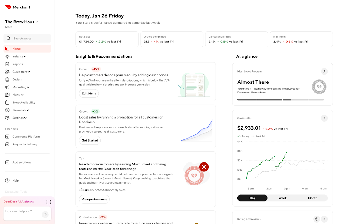 Comment utiliser DoorDash Assistant dans le Portail commerçant | Soutien  aux commerçants | Centre d'aide DoorDash
