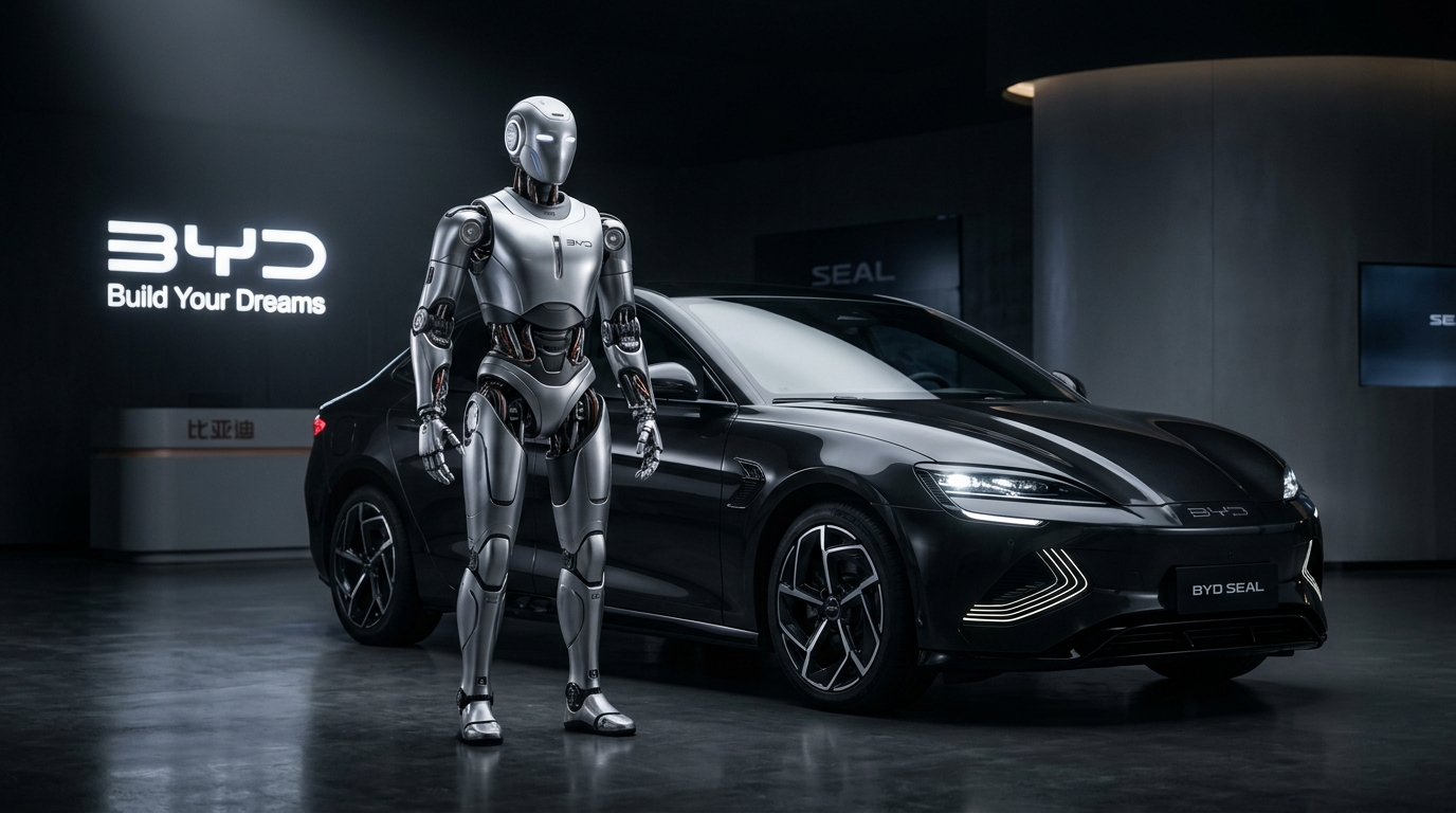 BYD confirme officiellement son projet d'humanoïde et envisage de le vendre  via son réseau de concessions automobiles | RoboActu