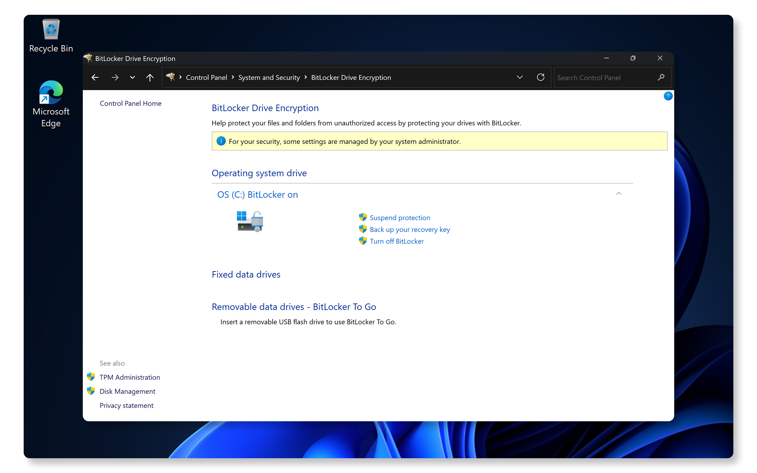 Contourner BitLocker en cas d'échec de la boucle de clé de récupération  dans Windows | Dell Canada