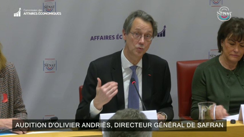 Scaf : « Il y a aujourd'hui une quasi-rupture sur le pilier avion »,  souligne le patron de Safran - Vidéo Dailymotion