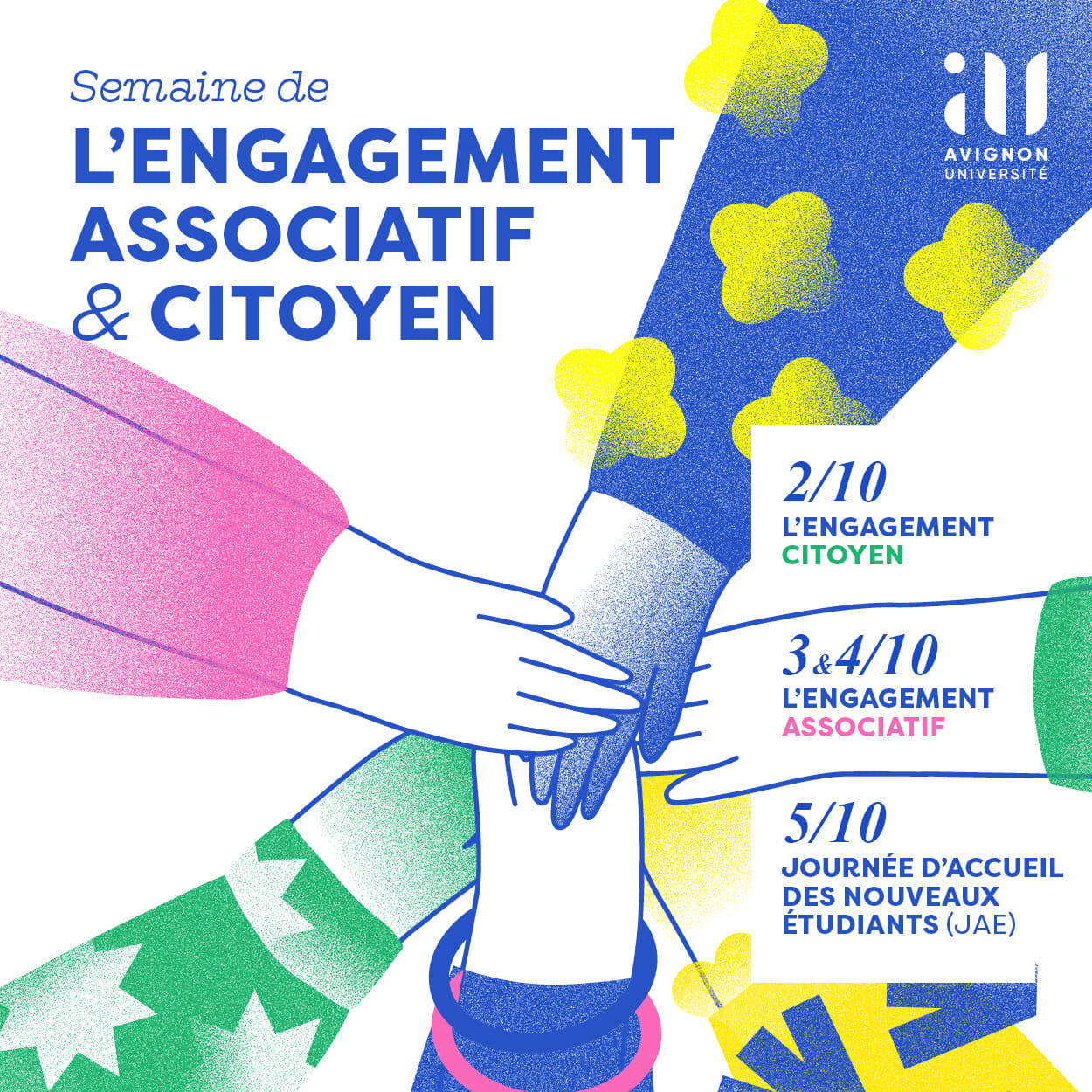 Semaine de l'engagement associatif et citoyen - Avignon Université
