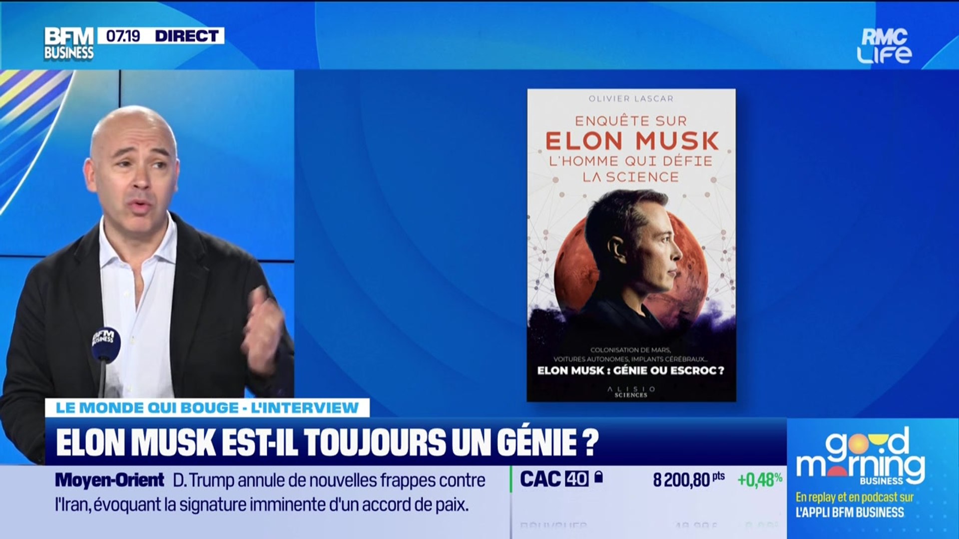 Le monde qui bouge - L'Interview : Elon Musk est-il toujours un génie ? -  12/06 - Vidéo Dailymotion
