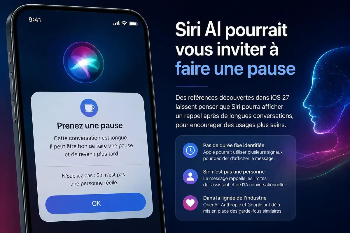 Apple ne veut pas que vous passiez trop de temps avec Siri AI