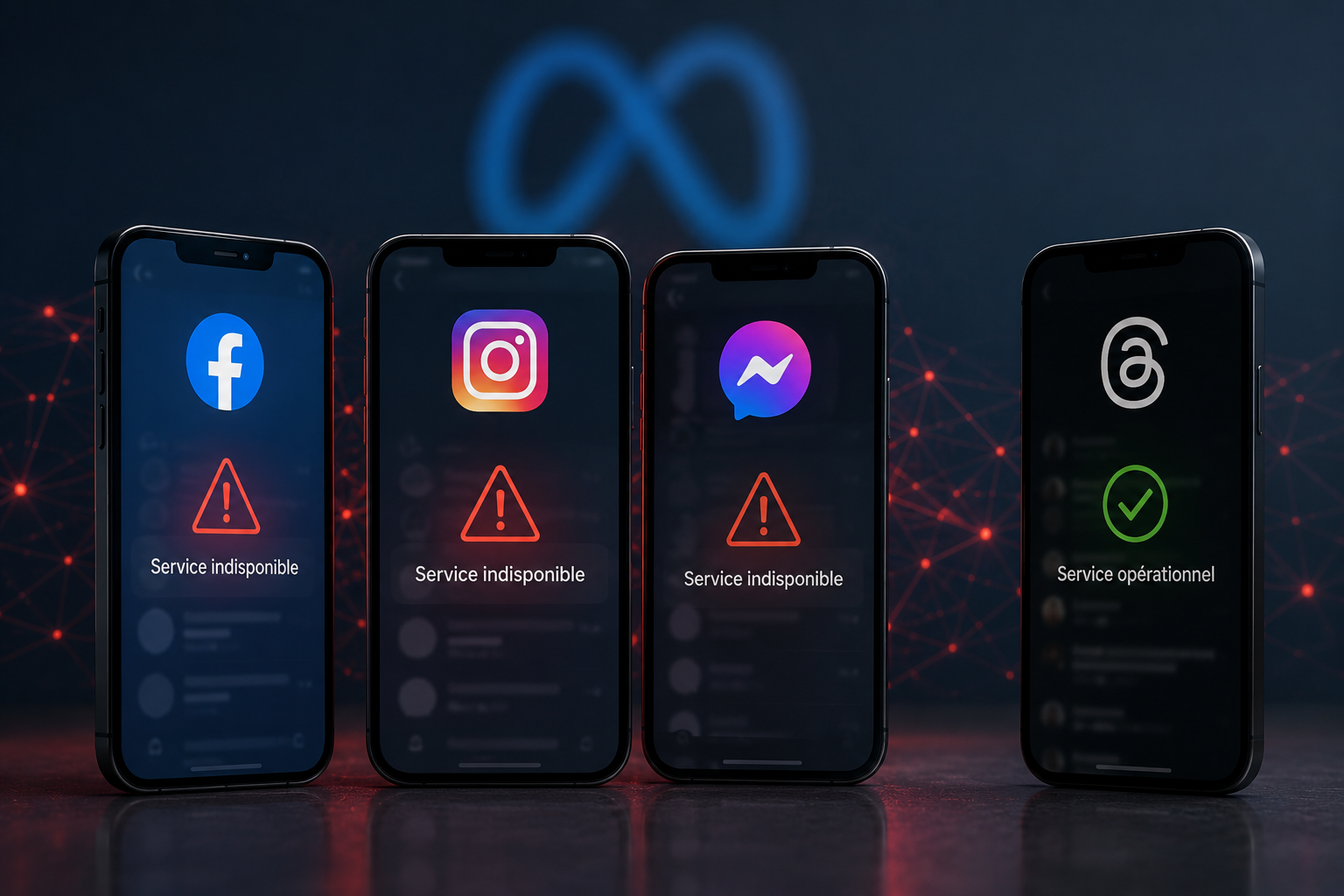 Panne Meta : Facebook, Instagram et Messenger simultanément hors jeu ce  vendredi