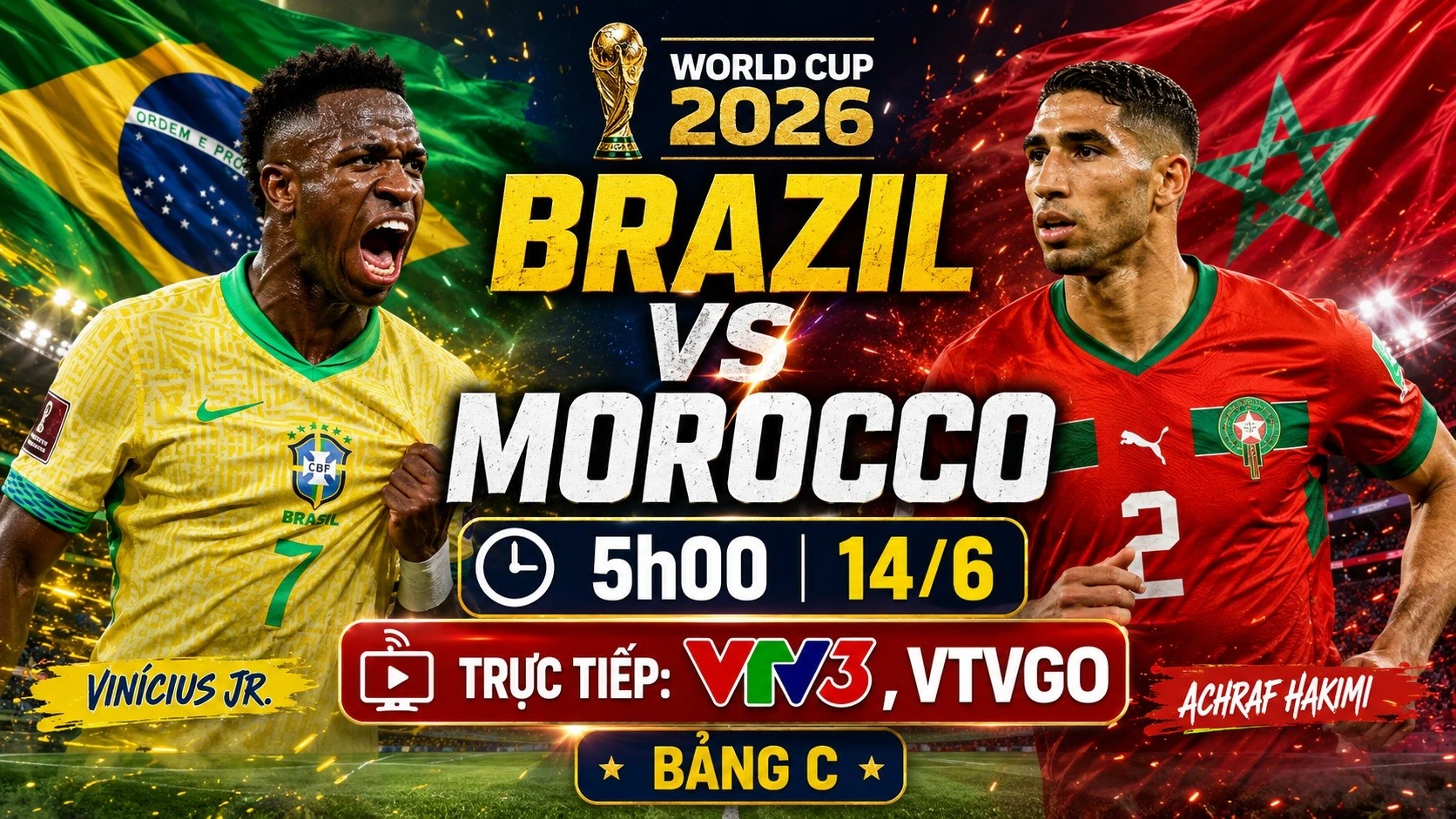 Prédiction Brésil - Maroc, 5h00, 14 juin : La Seleção fait face à un défi  majeur.