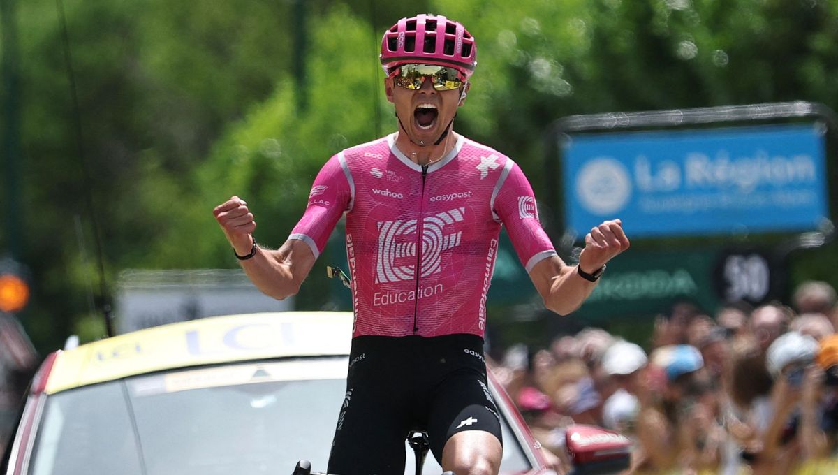 Tour Auvergne-Rhône-Alpes : le Belge Maxim Van Gils remporte la 6e étape  entre Saint-Vulbas et Crest-Voland - ICI