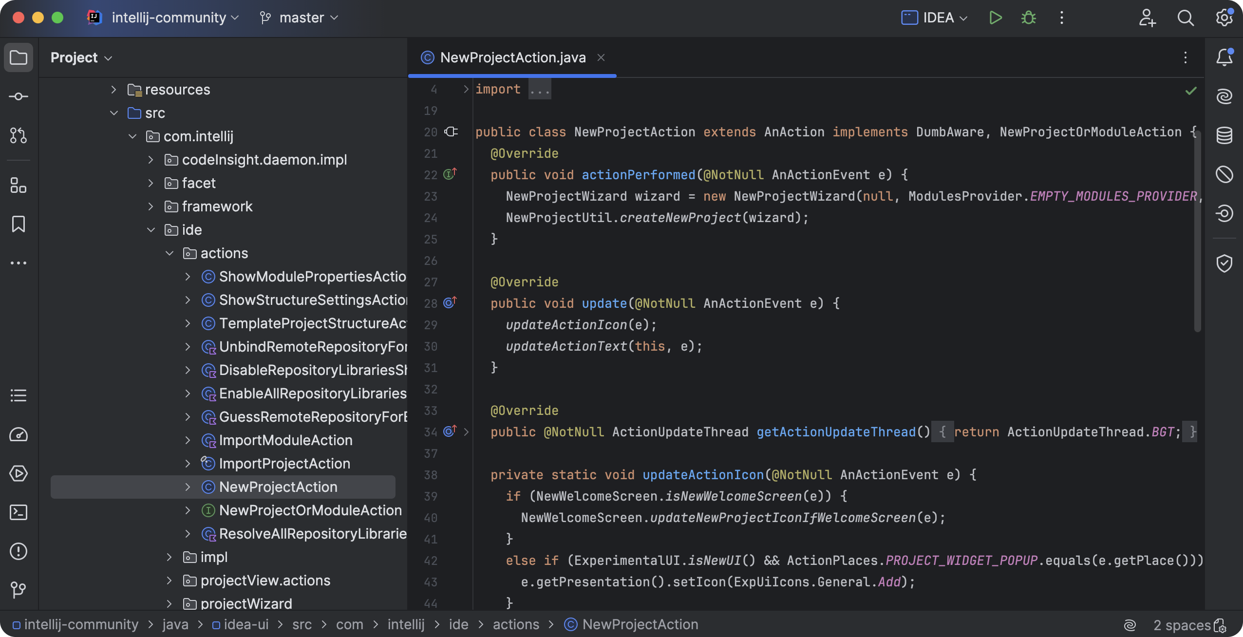 Le leader des IDE pour le développement Java et Kotlin professionnel