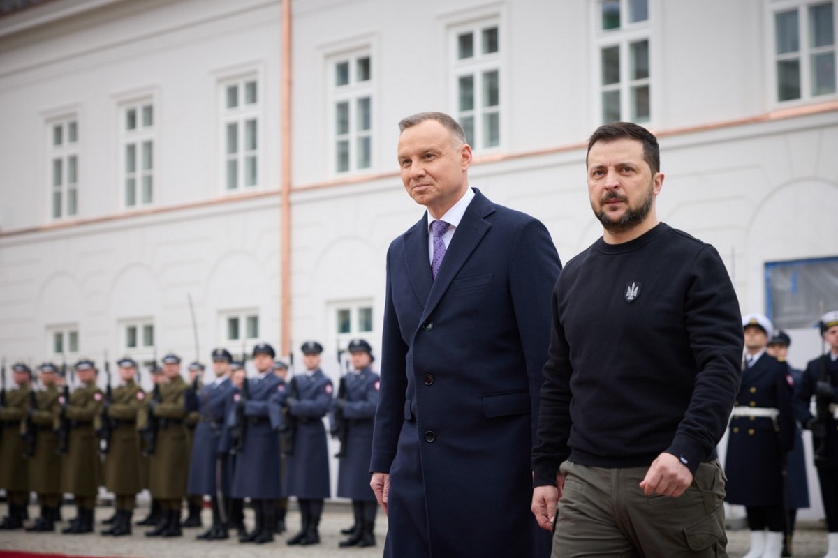 Volodymyr Zelensky en visite officielle en Pologne sur fond de crise  céréalière - Touteleurope.eu