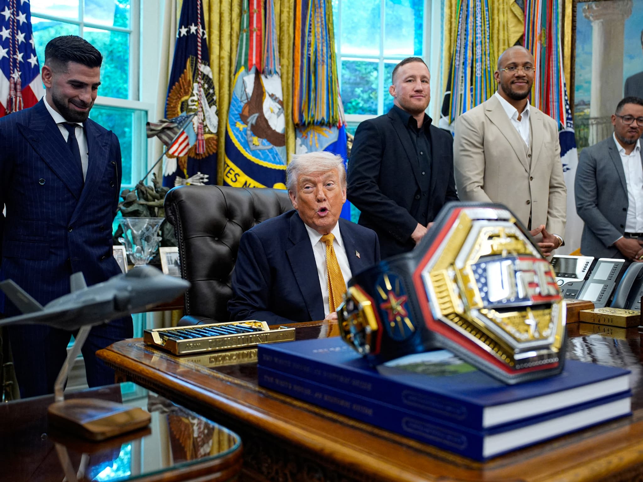 UFC Maison-Blanche: pourquoi l'évènement, organisé pour les 80 ans de Donald  Trump, est aussi politique