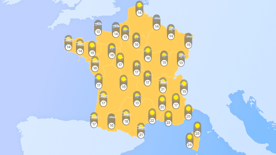 Météo d'aujourd'hui : vigilances orages annoncées pour le 10 juin 2026 –  franceinfo