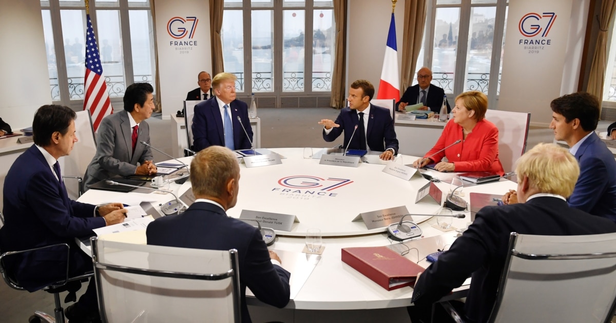 Fin du G7 de Biarritz marqué par l'Iran et les tensions commerciales
