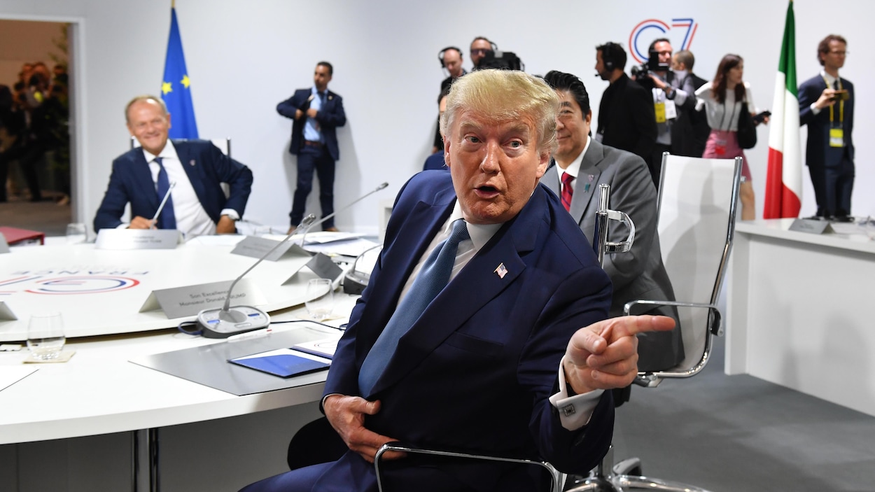 Sommet du G7 : Trump surpris par l'arrivée du chef de la diplomatie  iranienne | Radio-Canada