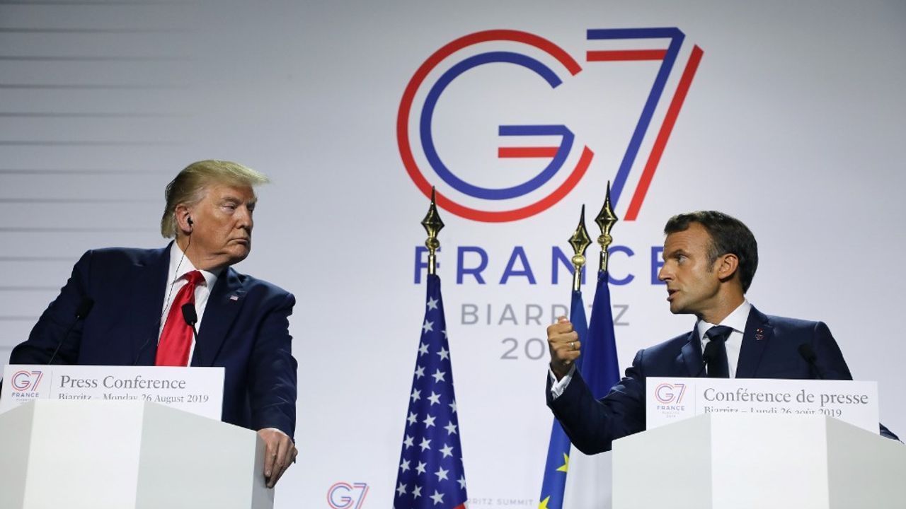 G7 à Biarritz : sur l'Iran, "on a réussi à franchir une étape importante",  se félicite Emmanuel Macron | TF1 Info