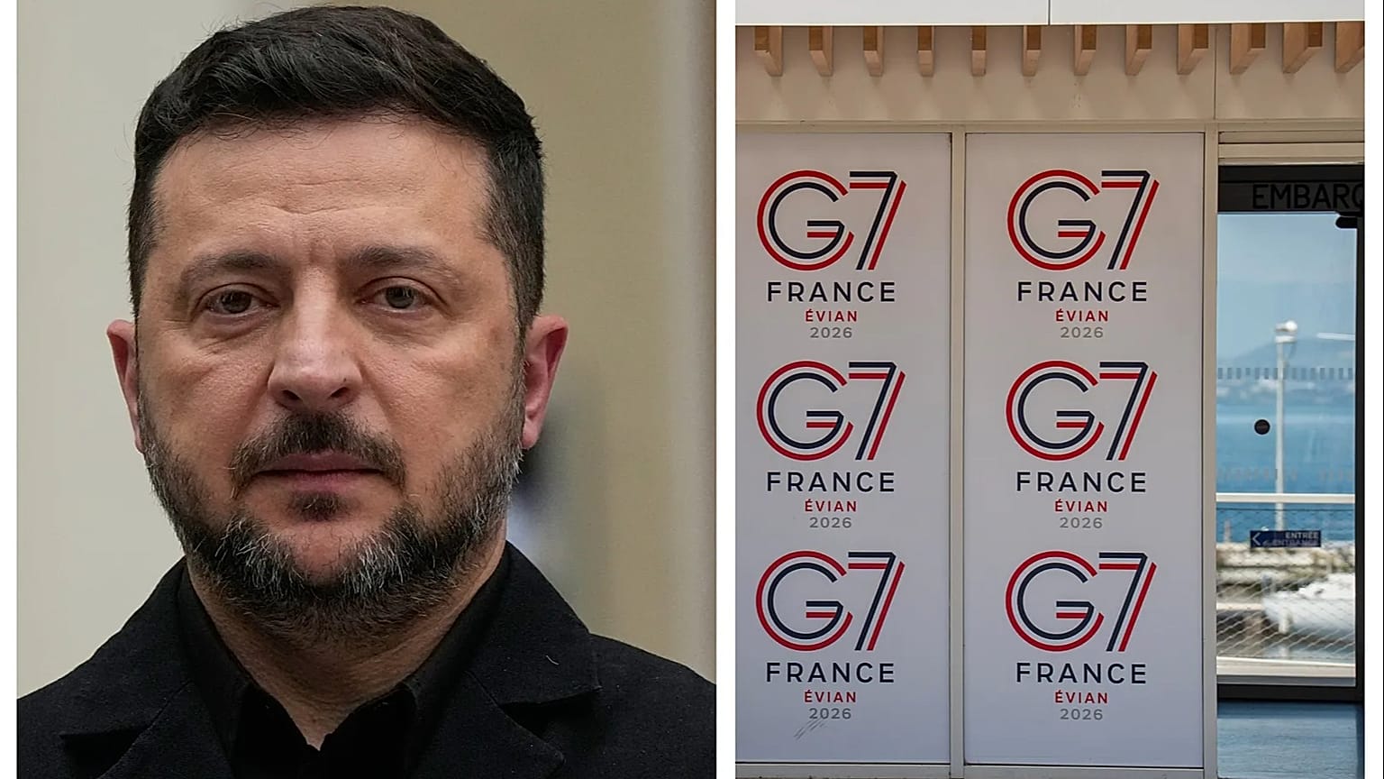 Guerre en Ukraine : le président ukrainien, Volodymyr Zelensky,  officiellement invité au G7 à Évian | Euronews
