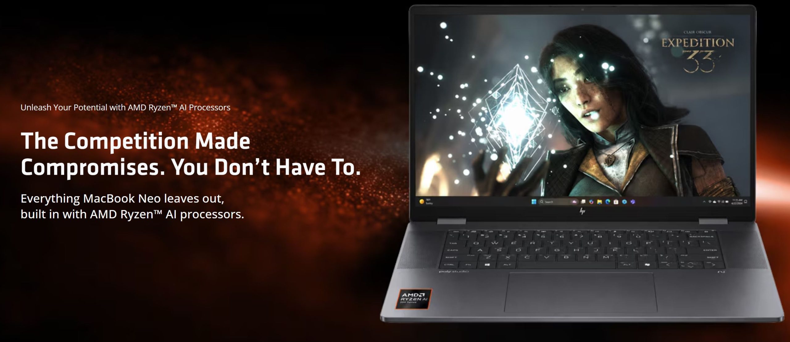 AMD déclare que le MacBook Neo ne peut pas faire tourner tous vos jeux,  contrairement aux PC portables Ryzen