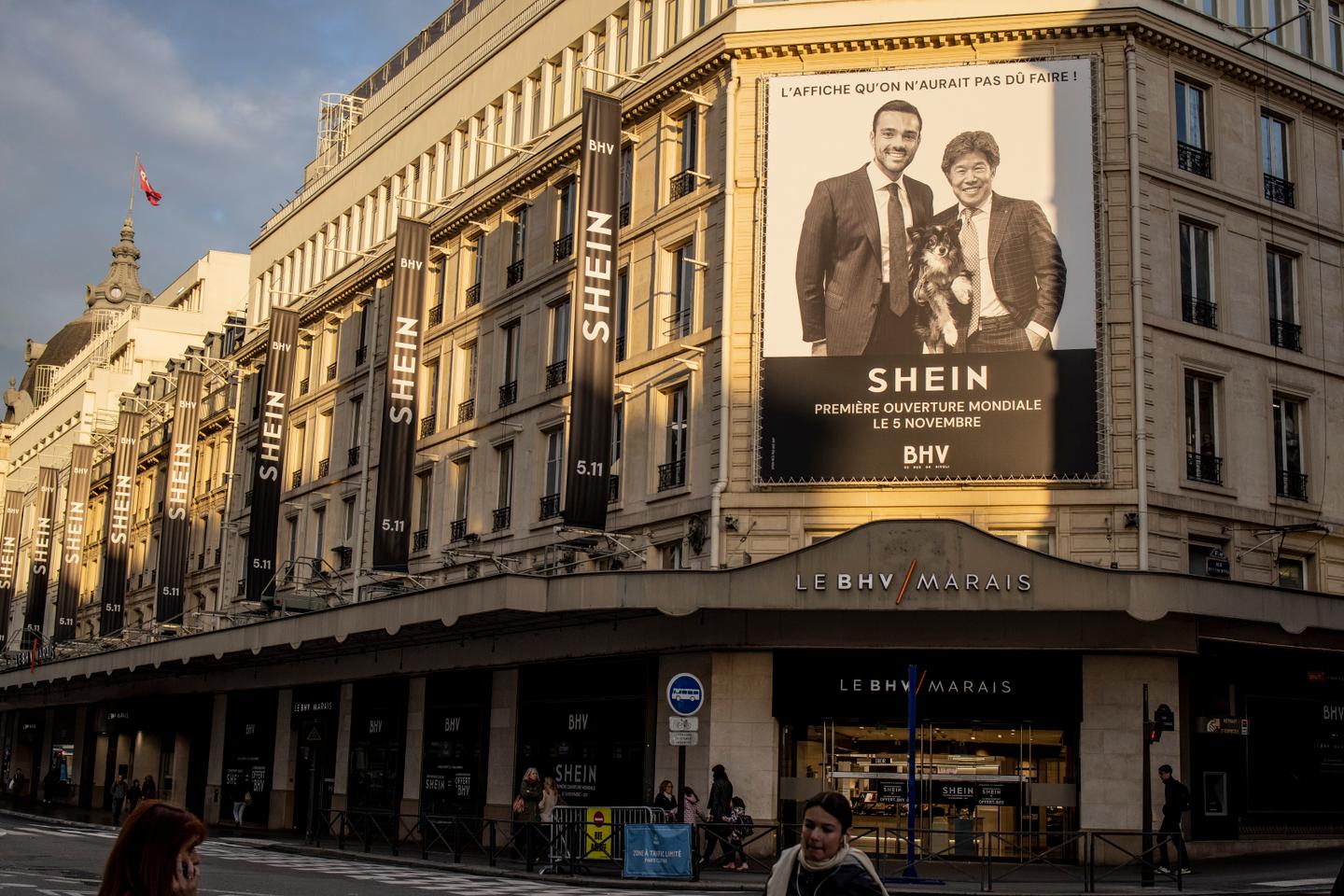 Shein au BHV : la gauche parisienne dénonce « une faute morale, politique  et économique »