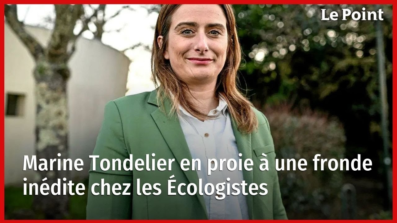 Marine Tondelier en proie à une fronde inédite chez les Écologistes -  YouTube