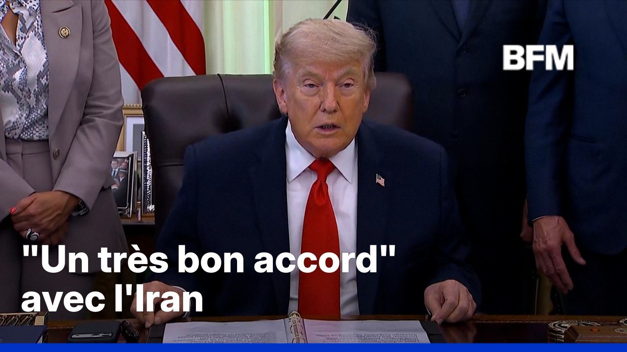 Donald Trump annonce avoir trouvé "un très bon accord" avec l'Iran,  approuvé par Mojtaba Khamenei - Vidéo Dailymotion