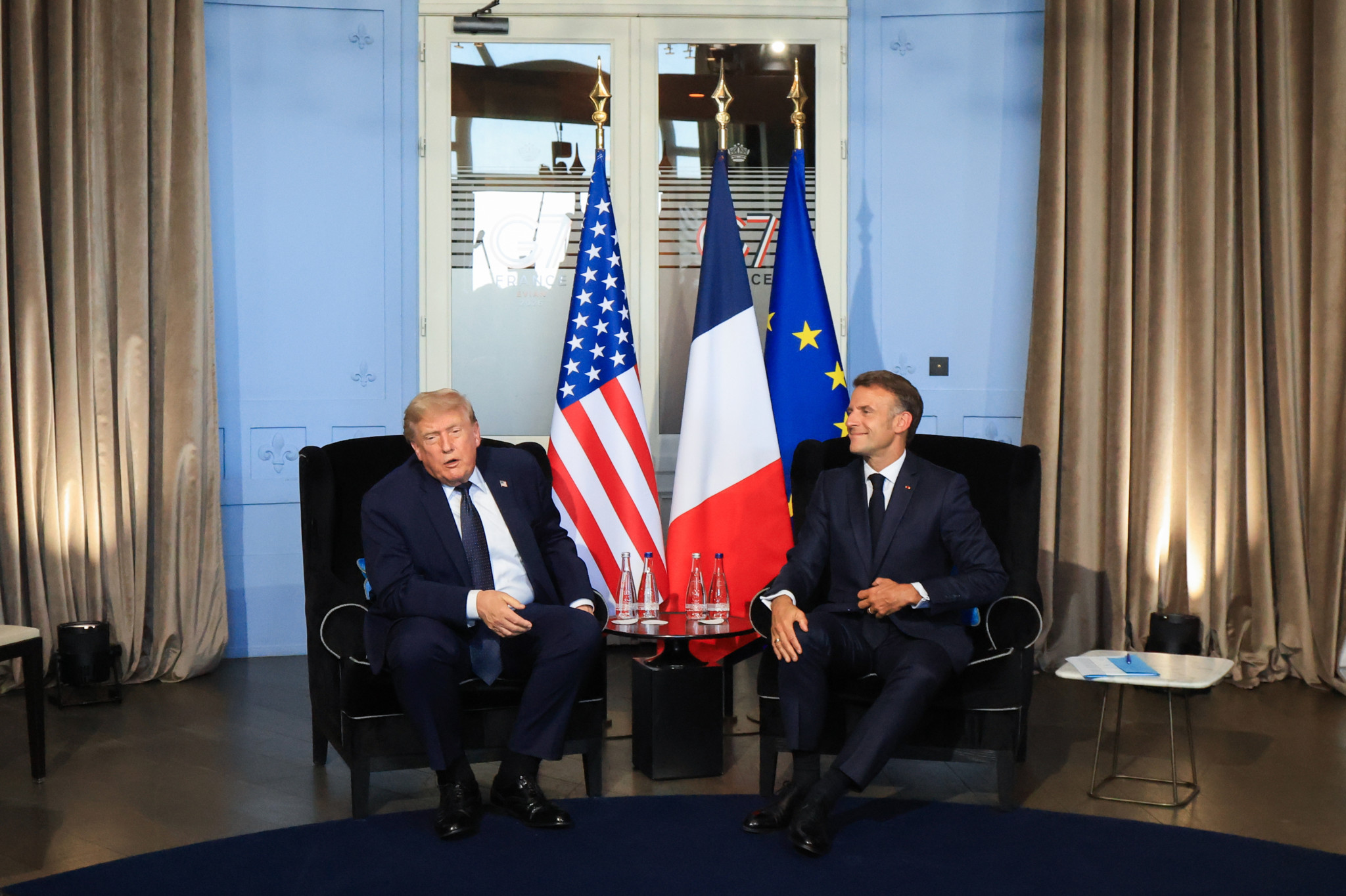G7: Trump arrive à Évian avec un accord sur le détroit d'Ormuz