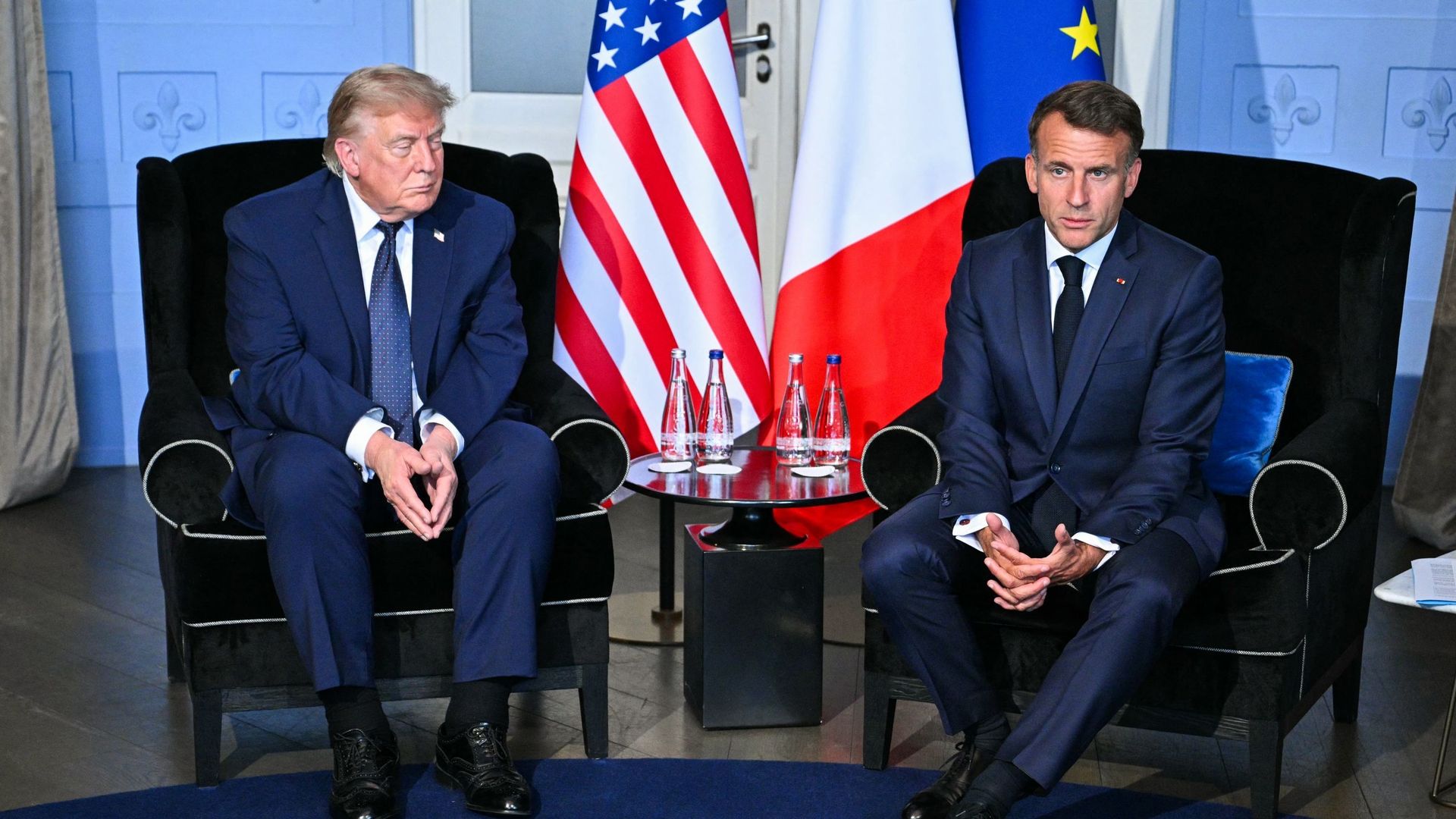 Au G7 à Evian, Donald Trump, gonflé à bloc, assure que le détroit d'Ormuz  sera complètement ouvert vendredi - RTBF Actus