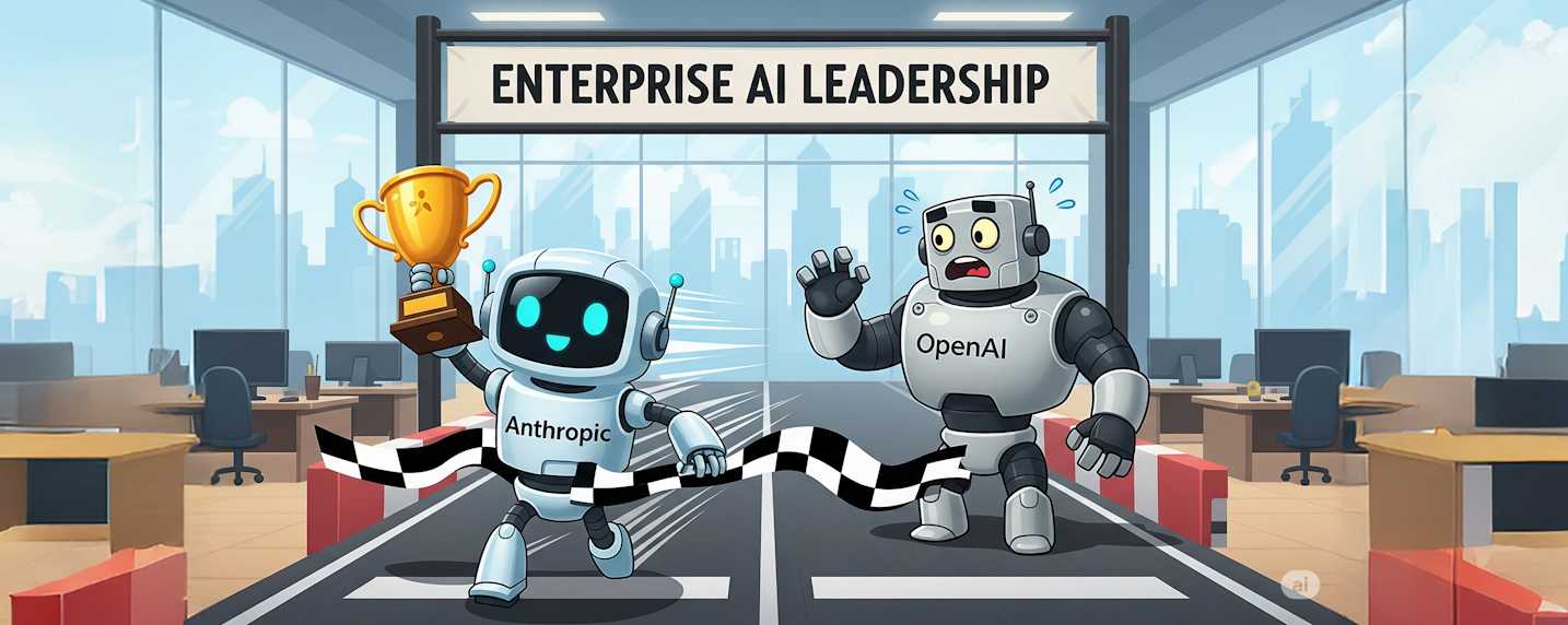 Anthropic serait plus utilisée qu'OpenAI en entreprises !