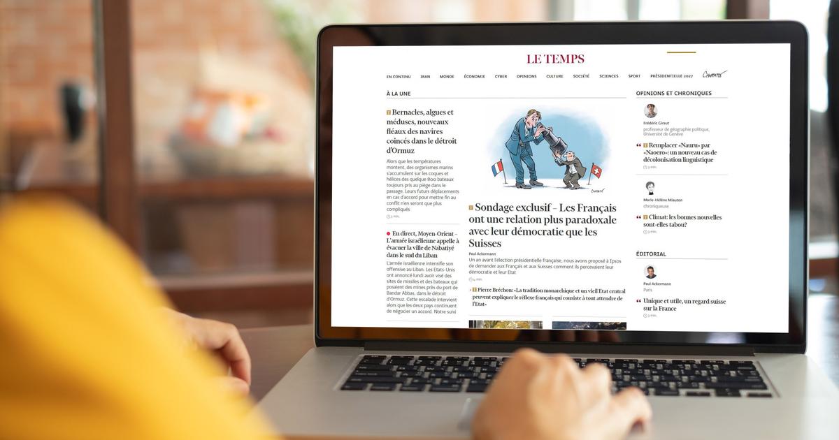 À un an de la présidentielle, le quotidien suisse « Le Temps » lance une édition  numérique en France
