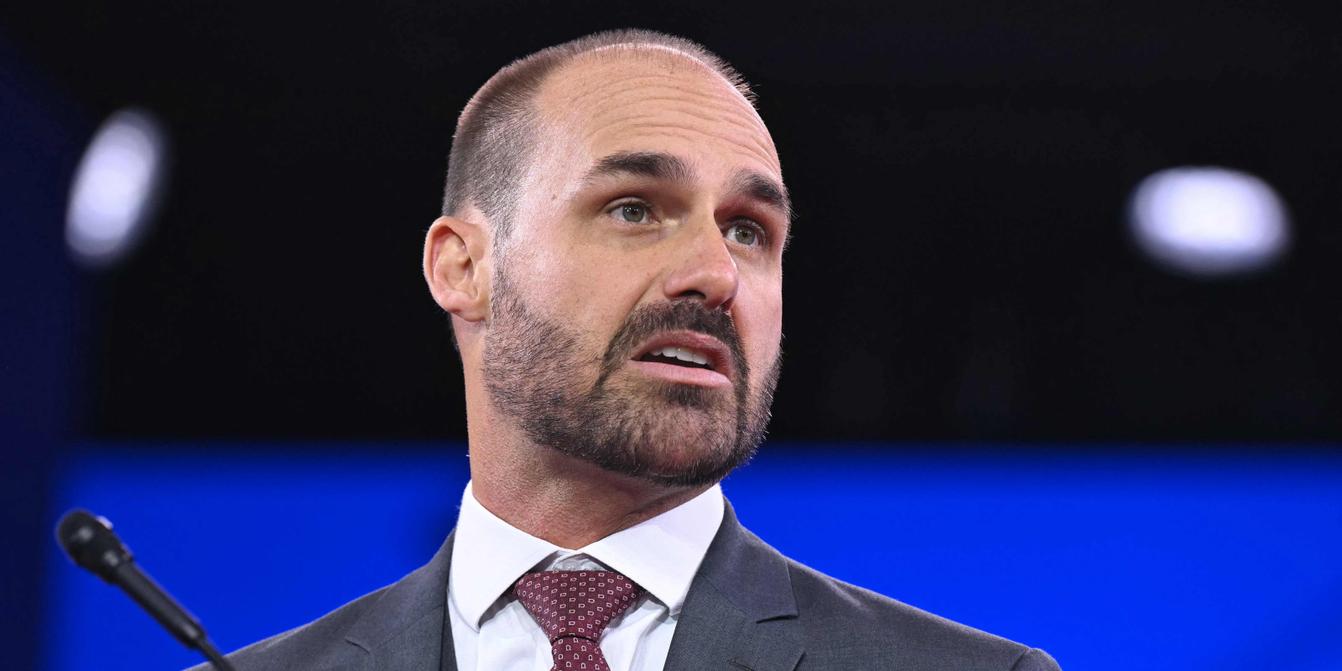 Eduardo Bolsonaro, fils de l'ex-président brésilien, inculpé pour son  lobbying à Washington