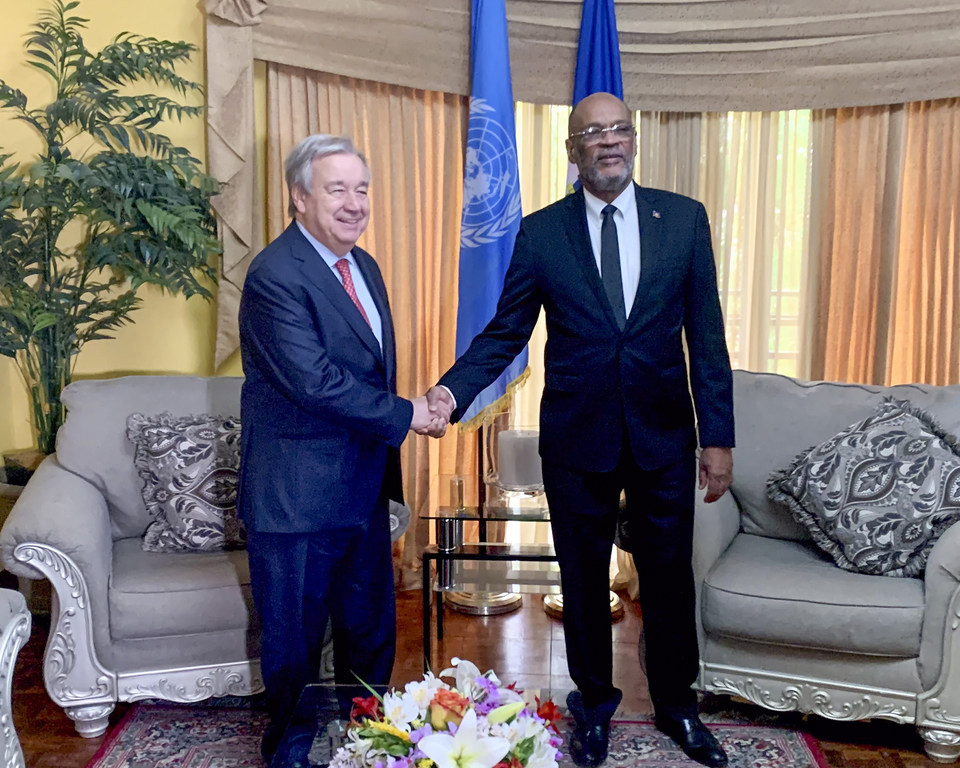 Le chef de l'ONU appelle le monde à se mobiliser pour les Haïtiens | ONU  Info