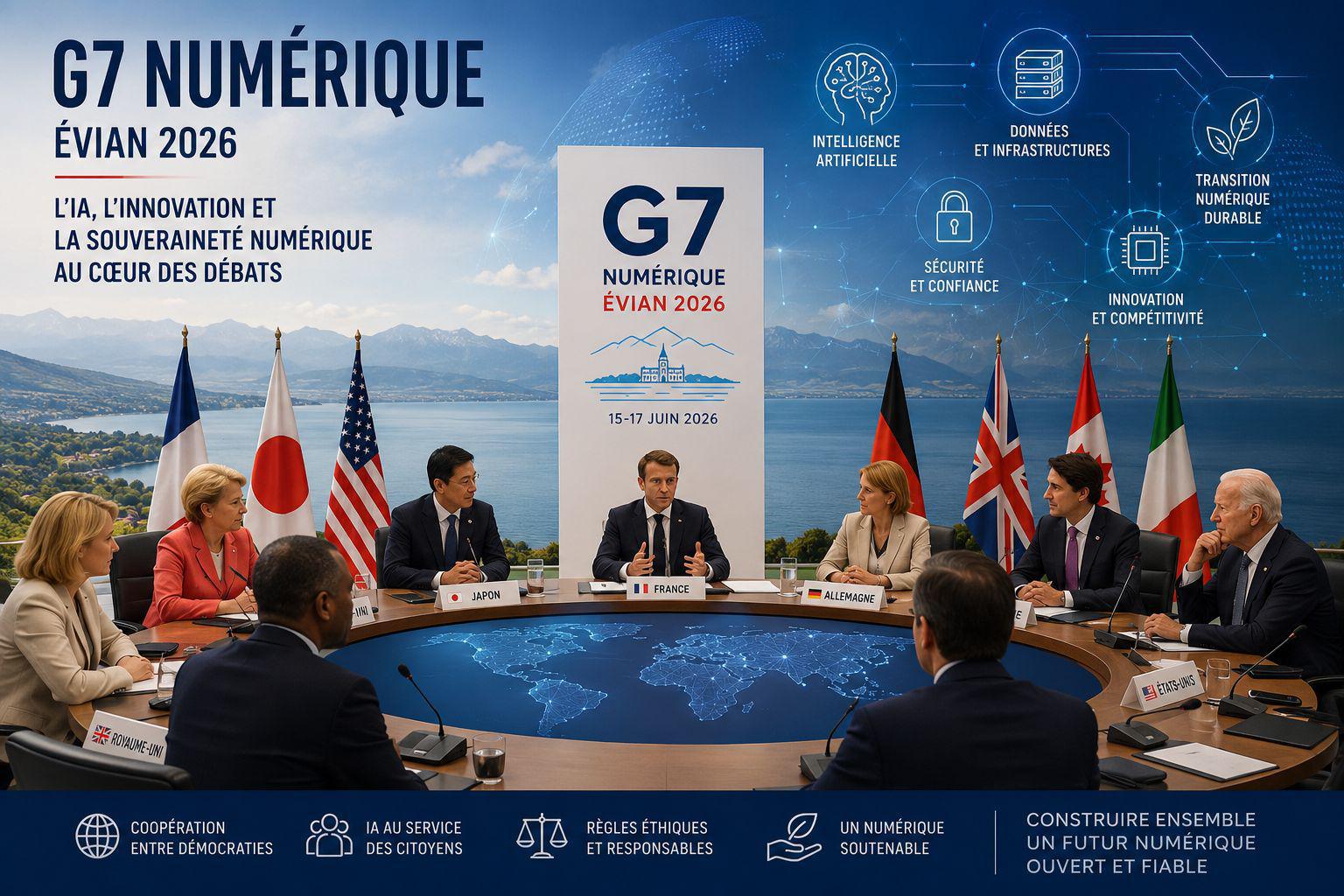 G7 numérique : l'IA au cœur d'une nouvelle bataille de souveraineté