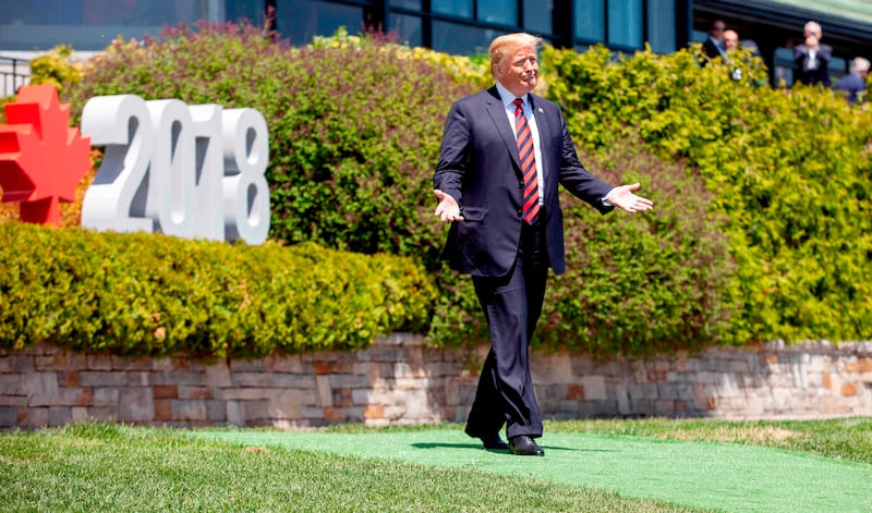 G7: en retard, Trump omet de saluer le maire de La Malbaie