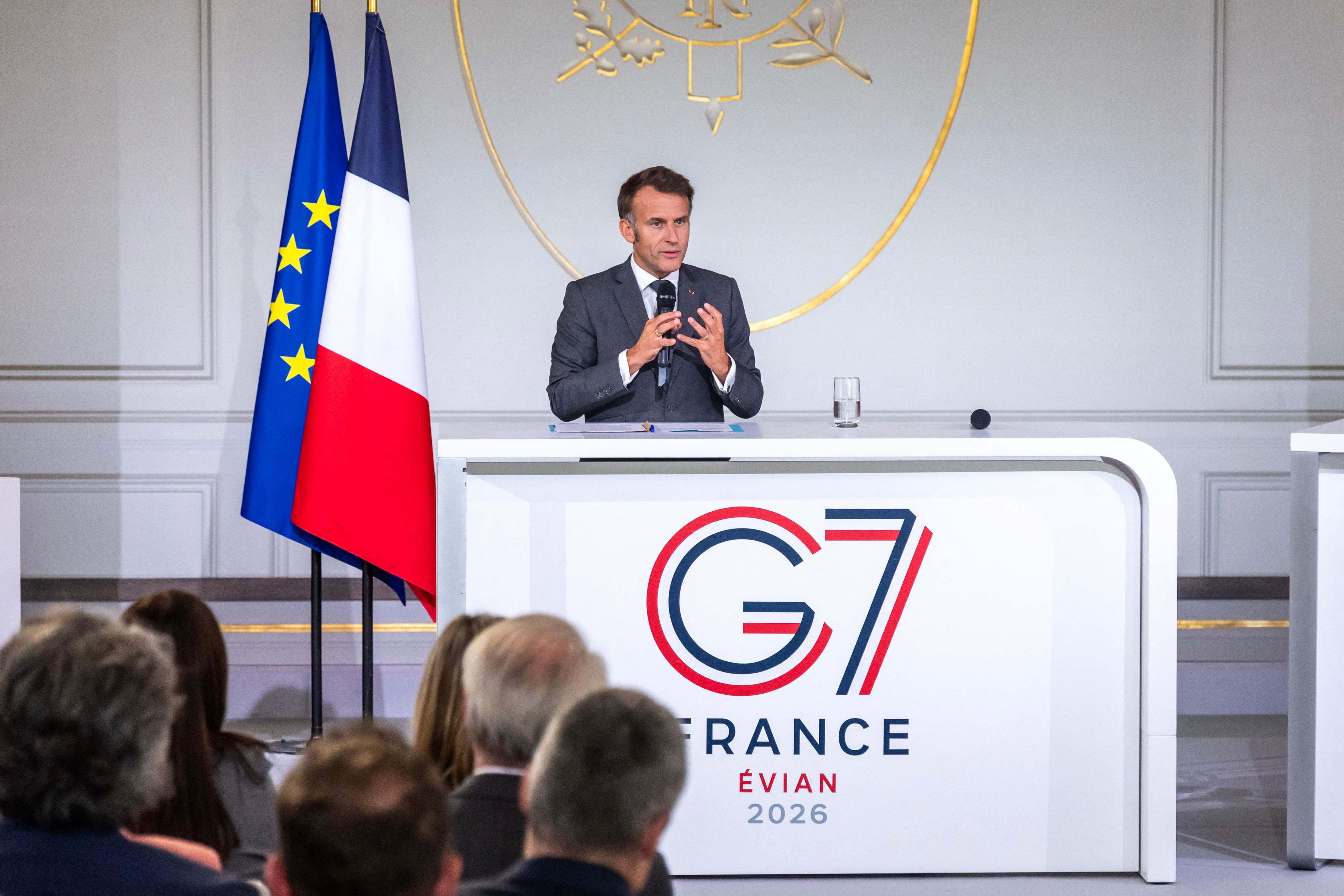 Pour son dernier G7, Emmanuel Macron veut rendre «concret» le sommet d'Evian  – Libération