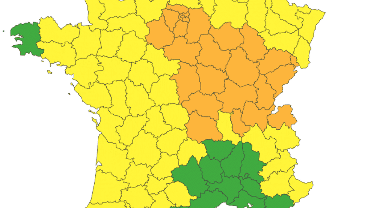Vague de chaleur : 26 départements du centre et de l'est de la France sont  placés en vigilance orange canicule à partir de jeudi midi – franceinfo